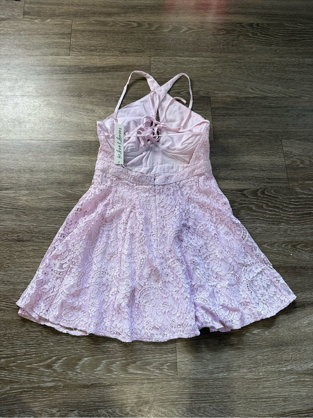 NWT For Love & Lemons Carmela Mini Dress - Picture 6 of 7